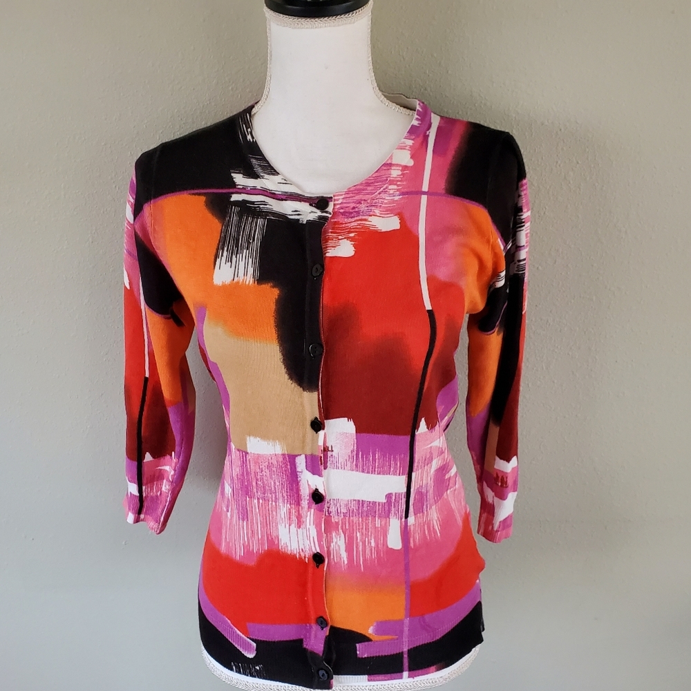 JOSEPH A Multicolored Sweater- Size S (EUC)